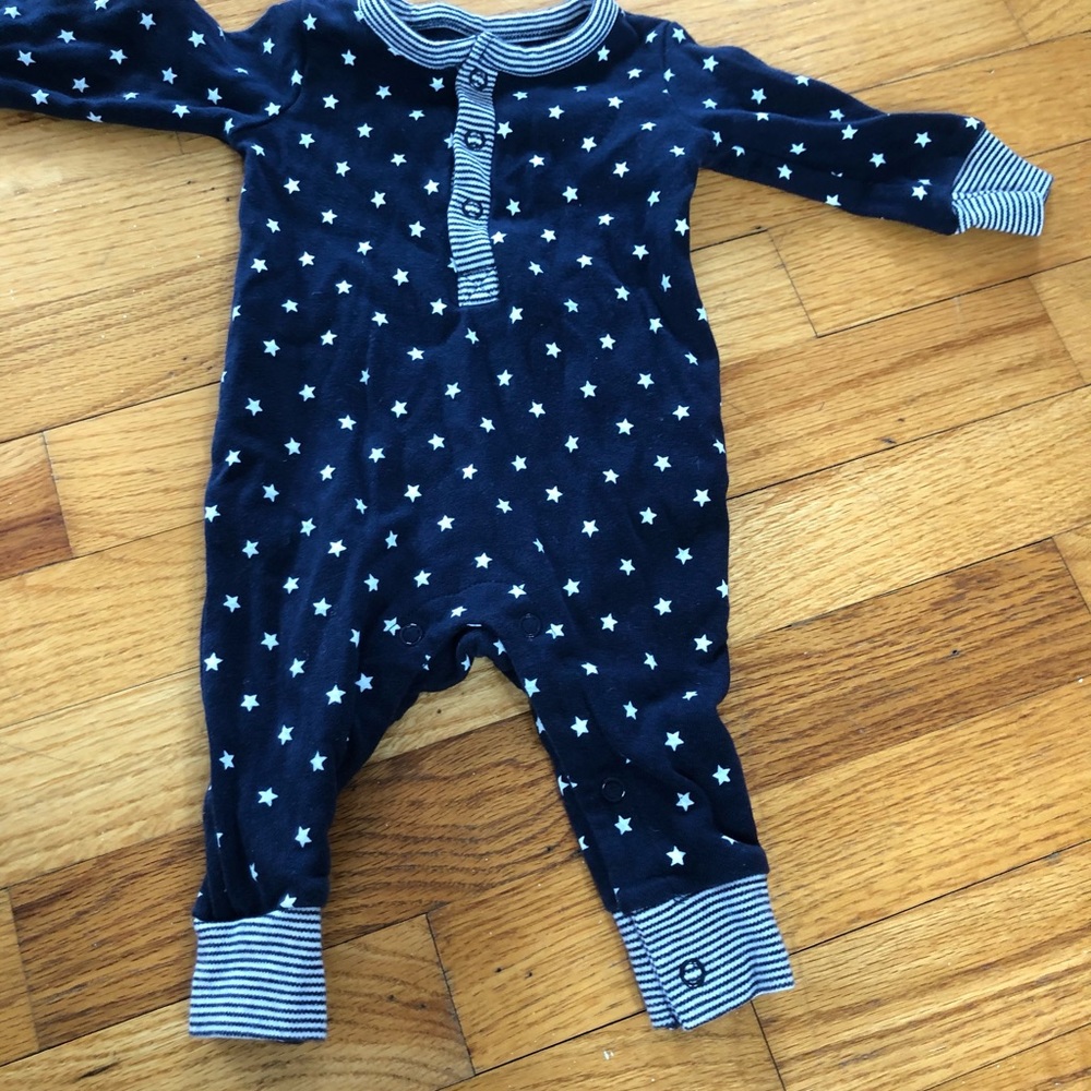 Blue & White onesie